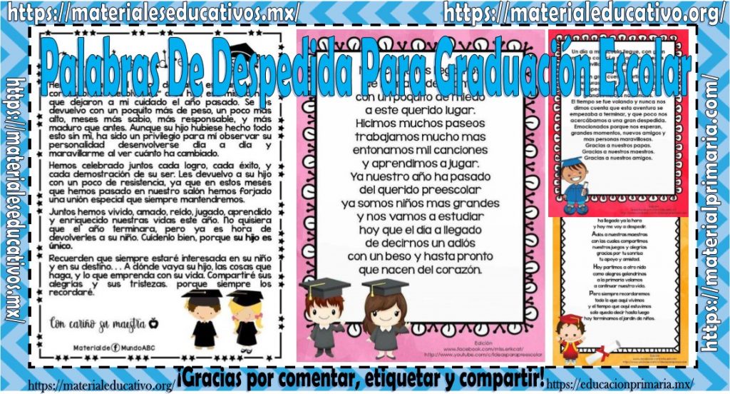 Palabras De Clausura Del Año Escolar Preescolar primapaginareggio.com