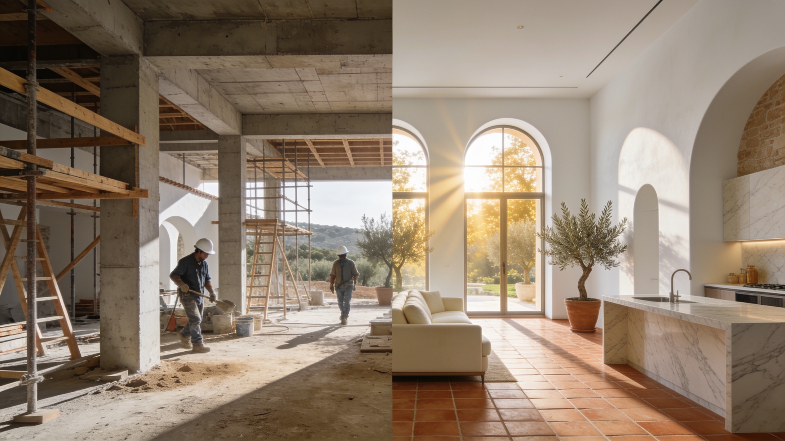 Las fases de una reforma integral de un chalet para asegurar el éxito del proyecto